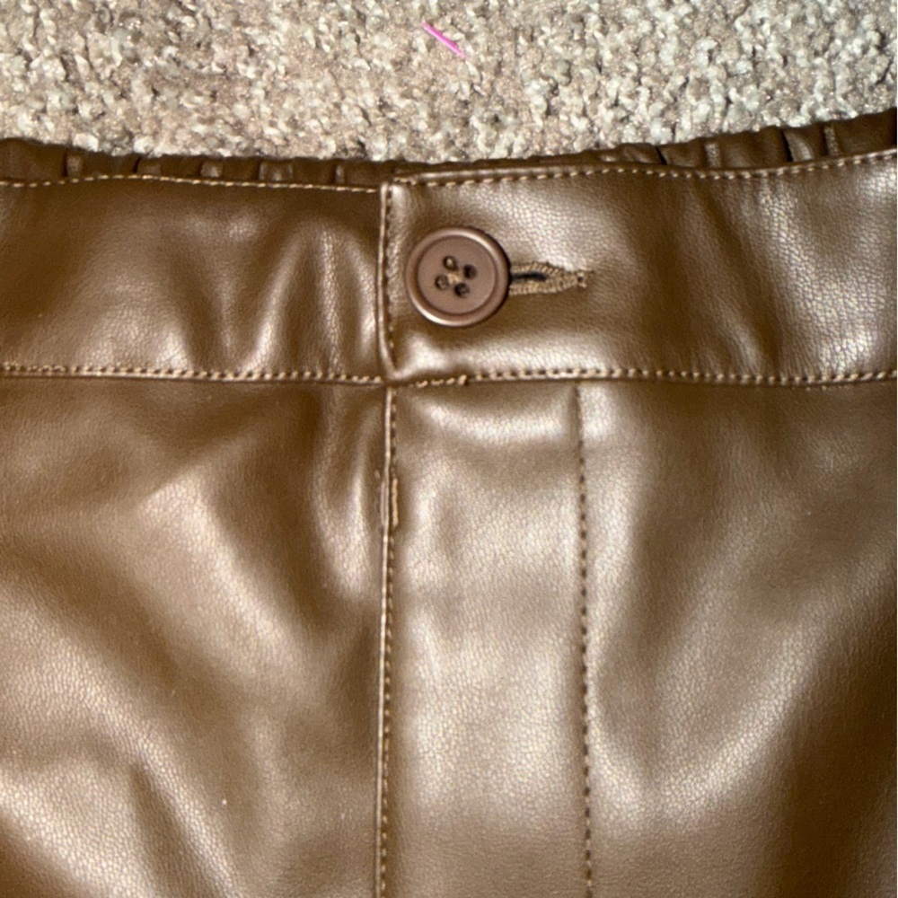 NWOT Steve Madden high wasted faux leather shorts women's size medium - Picture 5 of 10